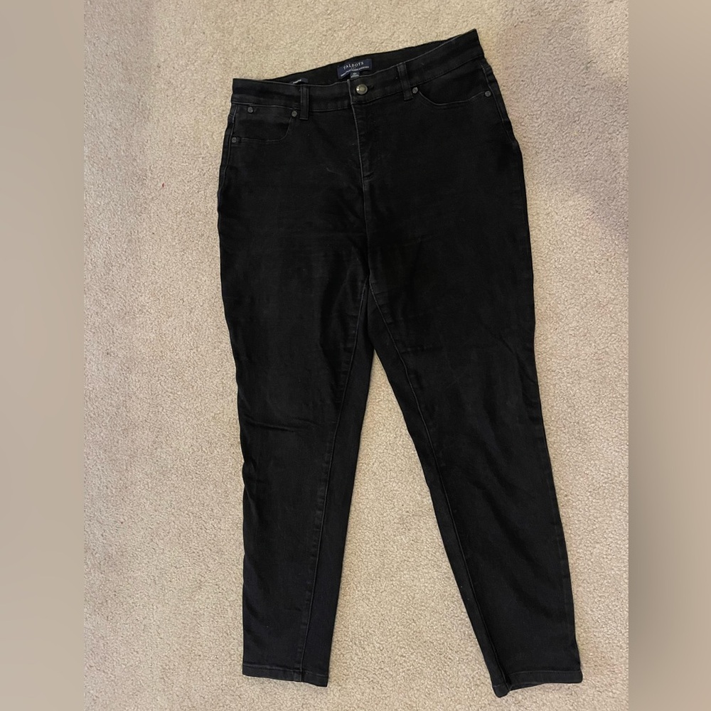 Talbots Black Skinny Jeans Sleek and Stylish